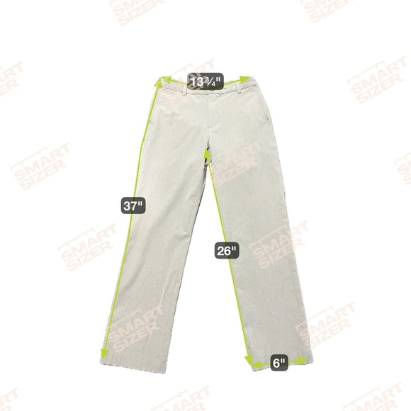 Vineyard Vines Performance Khakis Dress Pants Girls Size 16 Tan Adjustable - Picture 3 of 10